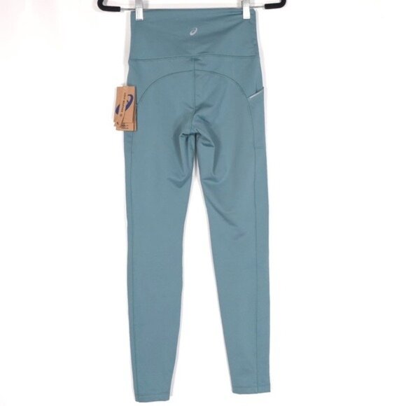 asics Women’s Cold Weather 2-PKT Leggings Visibility 2 Pockets Size XS/TP - Picture 2 of 10